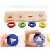 Sortator lemn forme geometrice in cerc