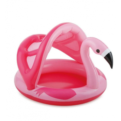 Piscina pentru bebelusi cu acoperis Flamingo Intex