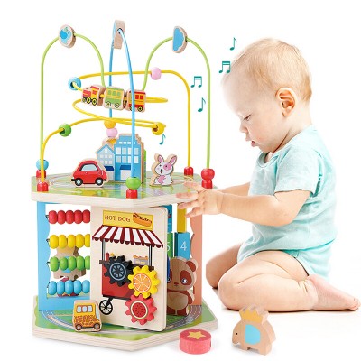 Centru activitati din lemn muzical Kidus City Tour