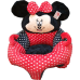 Fotoliu din plus bebe Mickey sau Minnie Mouse cu buline