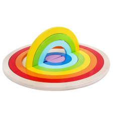 Joc din lemn Montessori Curcubeu dublu