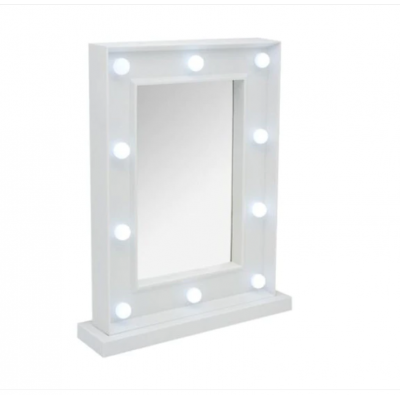 Oglinda machiaj cu 10 LED