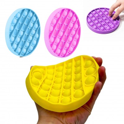 Jucarie antistres din silicon POP IT rotund