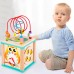 Cub din lemn cu activitati Omida