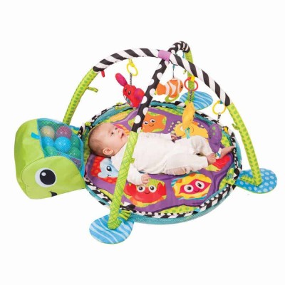 Saltea activitati bebe cu bile 3 in 1 Broscuta