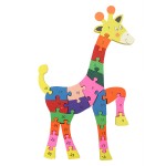 Puzzle din lemn numerotat