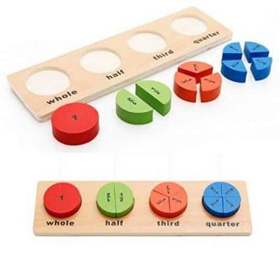 Puzzle partile intregului din lemn Puzzle partile intregului din lemn