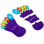 Joc puzzle din lemn Invata picioarele si degetele 3D