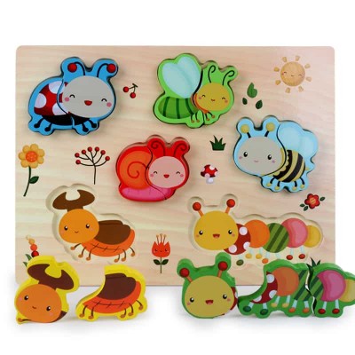 Puzzle lemn 3D Compune Insecte Vivi Wood Puzzle lemn 3D Compune Insecte Vivi Wood