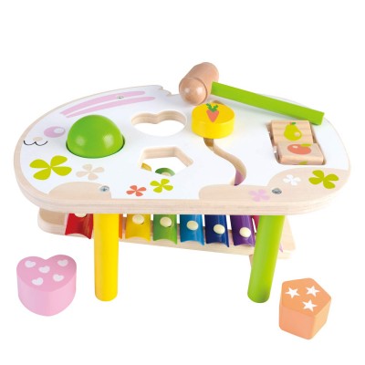 Joc din lemn cu 5 activitati Kidus