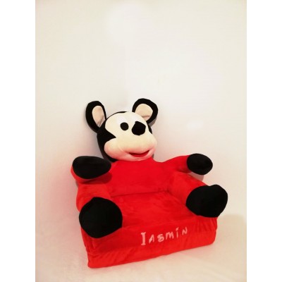 Fotoliu din plus Mickey 3D extensibil personalizat cu nume