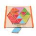 Puzzle din lemn Montessori Mozaic